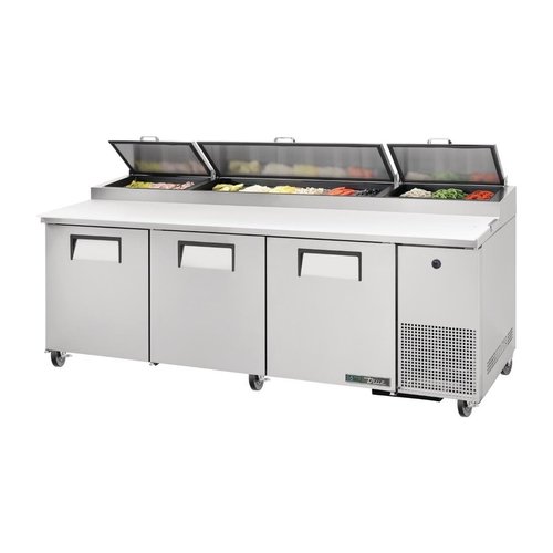  True Établi à pizza | TPP-93 | 3 portes | 82x237x114(h)cm 