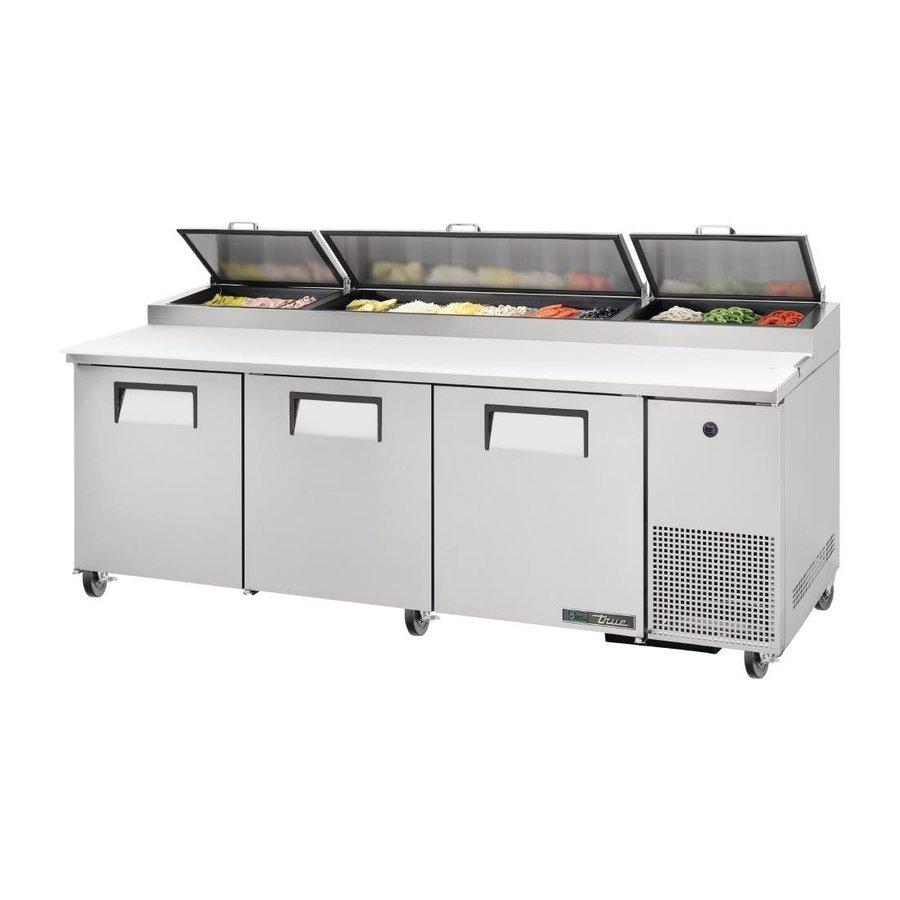 Établi à pizza | TPP-93 | 3 portes | 82x237x114(h)cm