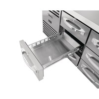 Établi de refroidissement | 9 tiroirs | 70x187x90(h) cm