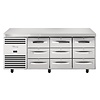 True Koelwerkbank |  9-lades | 70x187x90(h) cm