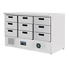 Polar Koelwerkbank | 9 lades | 368L | 70x 137x 88(h) cm