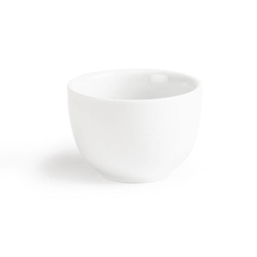 Tasse à thé chinoise en porcelaine blanche 7 cm (12 pièces)