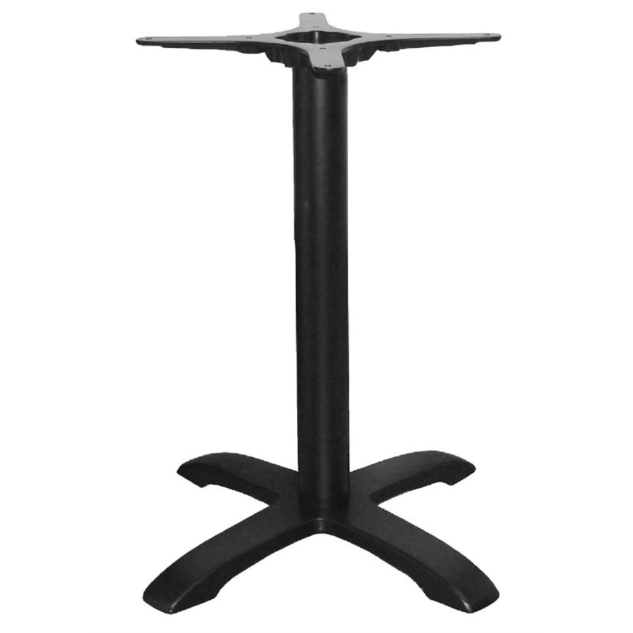 Pied de table en fonte à 4 pieds