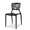 HorecaTraders Webb Chair Black | Stackable