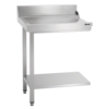 HorecaTraders Drain table | Stainless steel | Adjustable