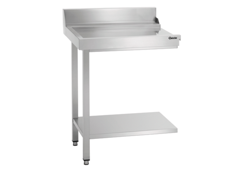  HorecaTraders Discharge table | stainless steel | Adjustable 