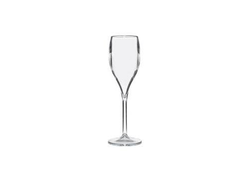  HorecaTraders Champagne flute | 15cl | Kunststof | 6 stuks 