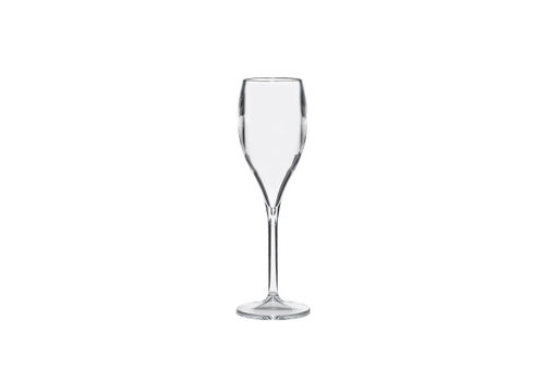  HorecaTraders Flûte à champagne | 15cl | Plastique | 6 pièces 
