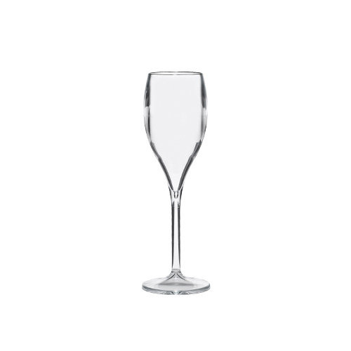  HorecaTraders Sektflöte | 15cl | Kunststoff | 6 Stück 