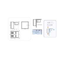 Cellule de refroidissement/congélation | 290 x 350 x 250 | incl. moteur