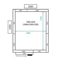 Freezer Cell | 196x226x220CM | -10/-20 °C