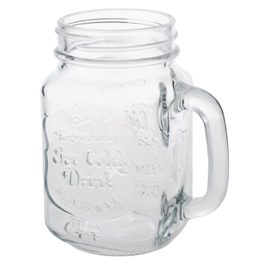 Drinking glasses with text | 450ml | 12 pieces