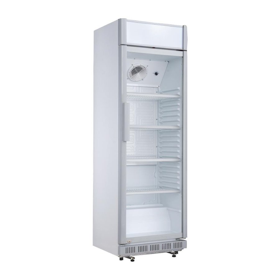 C-Serie Displaykühlung mit Leuchtkasten | 346L | 193,5 (H) x 62 (B) x 63,5 (T) cm