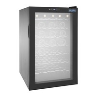 C Series Wine Cooling | glass door | black | 128L | 84.8(h) x 49.5(w) x 56.5(d)cm