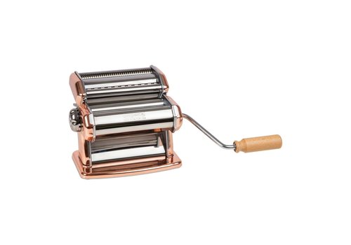  HorecaTraders Chrome-plated pasta machine copper | steel | 20.5(h) x 18.5(w) x 17.5(d)cm 