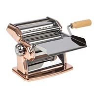 Chrome-plated pasta machine copper | steel | 20.5(h) x 18.5(w) x 17.5(d)cm