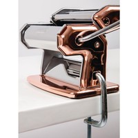 Chrome-plated pasta machine copper | steel | 20.5(h) x 18.5(w) x 17.5(d)cm