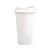 HorecaTraders Gobelet à café réutilisable Olympia en polypropylène 450 ml (25 pièces)