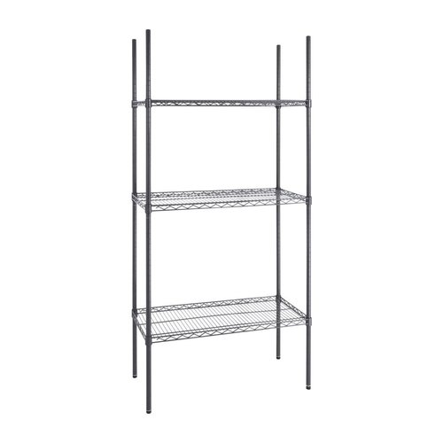  HorecaTraders Shelving unit | 3 floors | 1820 x 915 x 457mm 