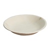 HorecaTraders assiettes profondes en feuilles de palmier biologiques | rond | 175 mm | 100 pièces | 3,5(h) x 17,5(Ø)cm