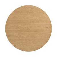 Bolero vorgebohrte runde Tischplatte Eschenfurnier 600mm