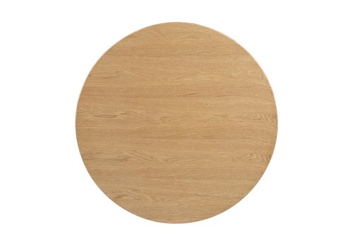  Bolero Pre-drilled round table top | Ash veneer | 600mm 