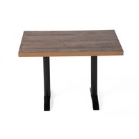 Pre-drilled rectangular table top | Urban Dark | 1100x700mm