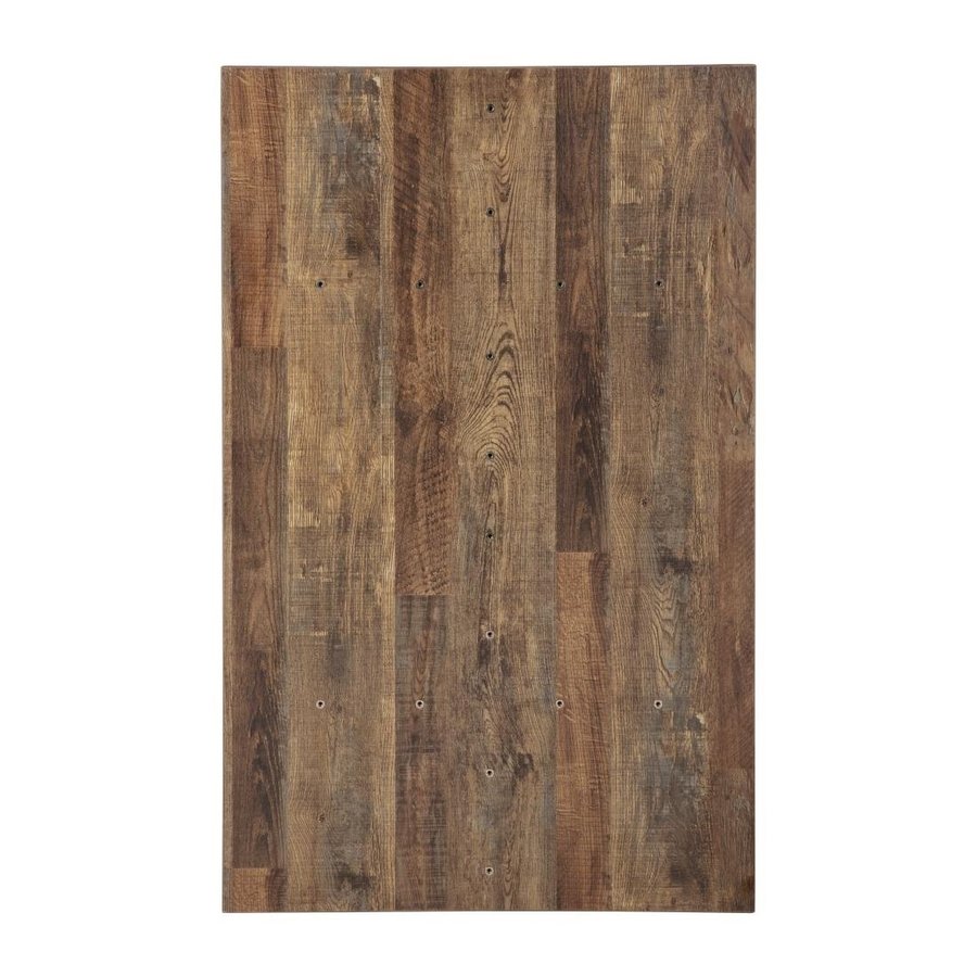 Pre-drilled rectangular table top | Urban Dark | 1100x700mm