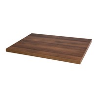 Pre-drilled rectangular table top | Rustic Oak | 1100x700mm