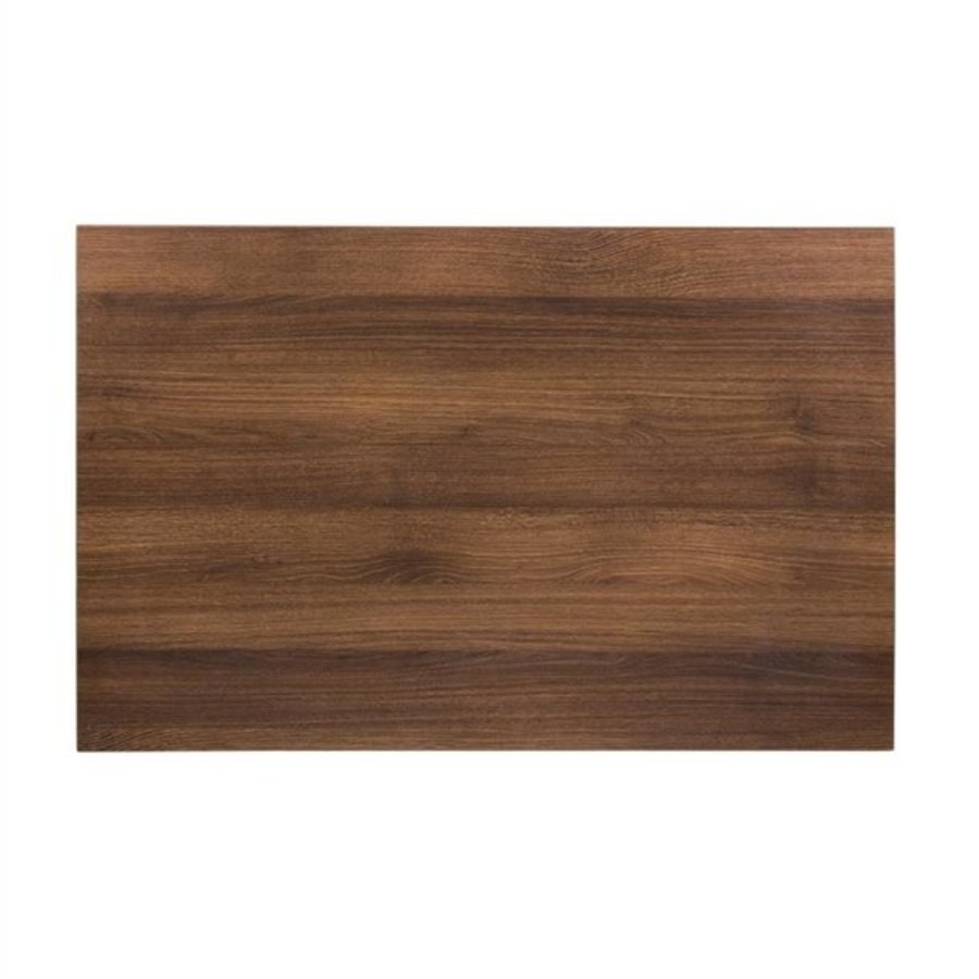 Pre-drilled rectangular table top | Rustic Oak | 1100x700mm