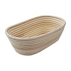 HorecaTraders Panier de fermentation ovale | 750g | 8(h) x 12(l) x 20(l)cm