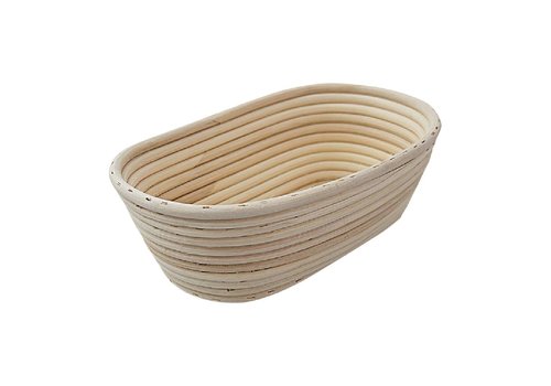  HorecaTraders Oval proofing basket | 750g | 8(h) x 12(w) x 20(l)cm 