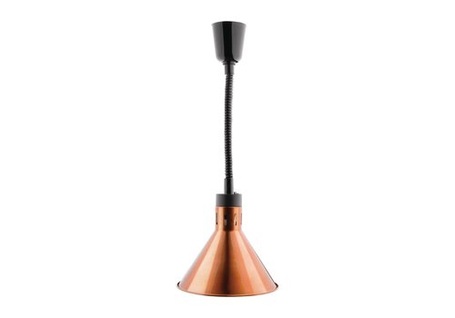  Buffalo Verstelbare warmhoudlamp | koper 