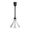 Buffalo  Lampe chauffante réglable argentée