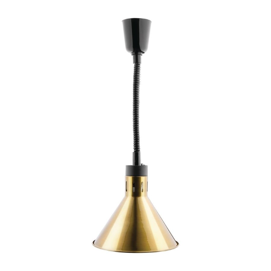 Lampe chauffante réglable Buffalo dorée