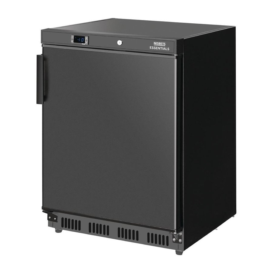 Compact freezer | Black | 85.5(h) x 60(w) x 59.5(d)cm