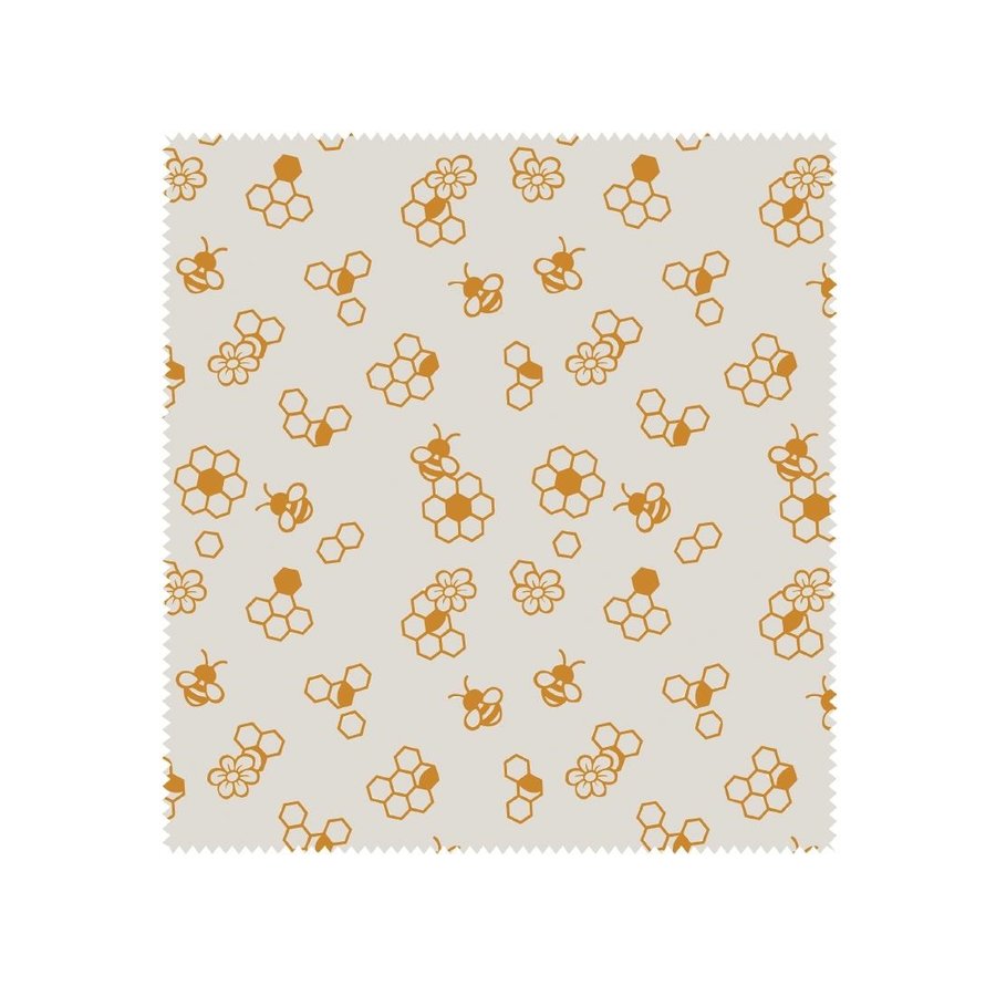 Toile de cire d'abeille pour noix S 180 x 200 mm (10 pièces)
