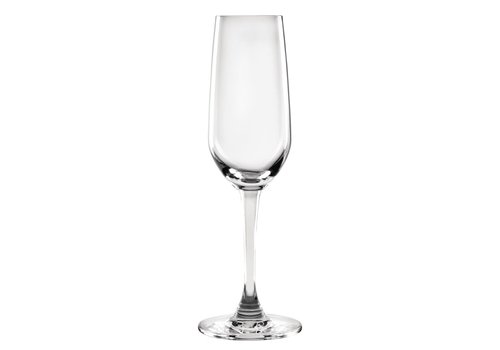  HorecaTraders Mendoza flute glasses | 185ml | 6 pieces | 21(h) x 5.7(Ø)cm 