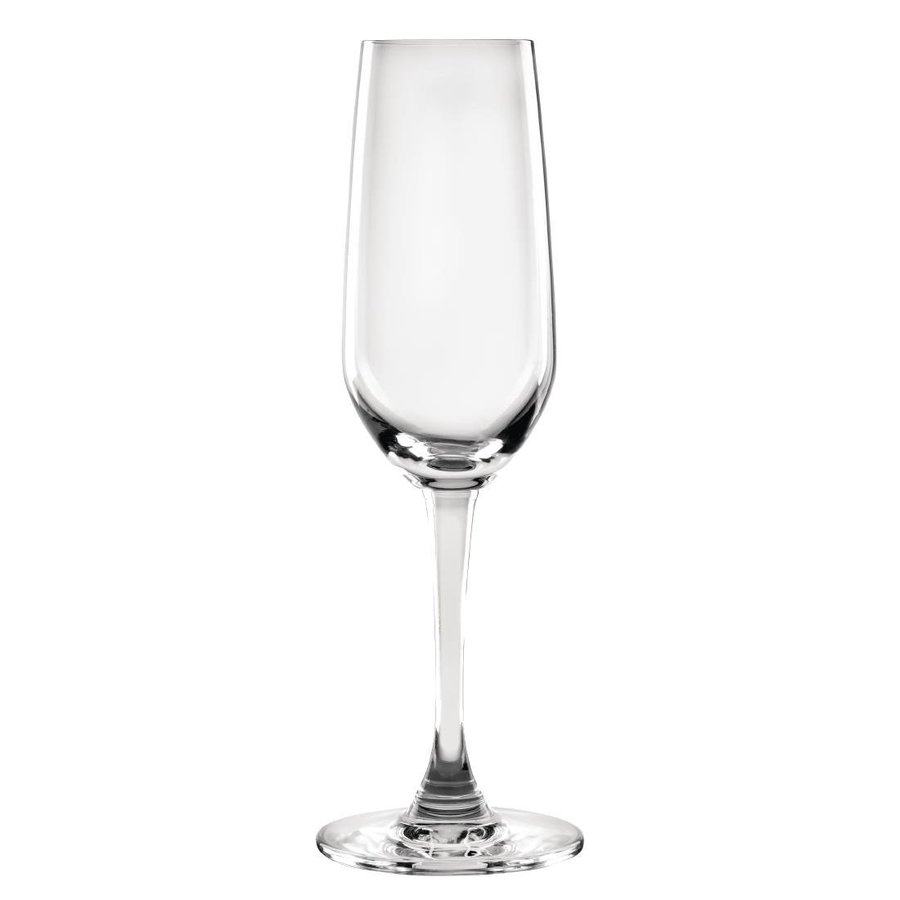 Mendoza flute glasses | 185ml | 6 pieces | 21(h) x 5.7(Ø)cm