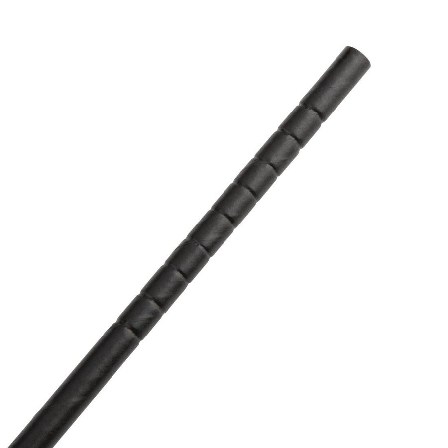 Compostable Paper Straws | Black | 250 pieces