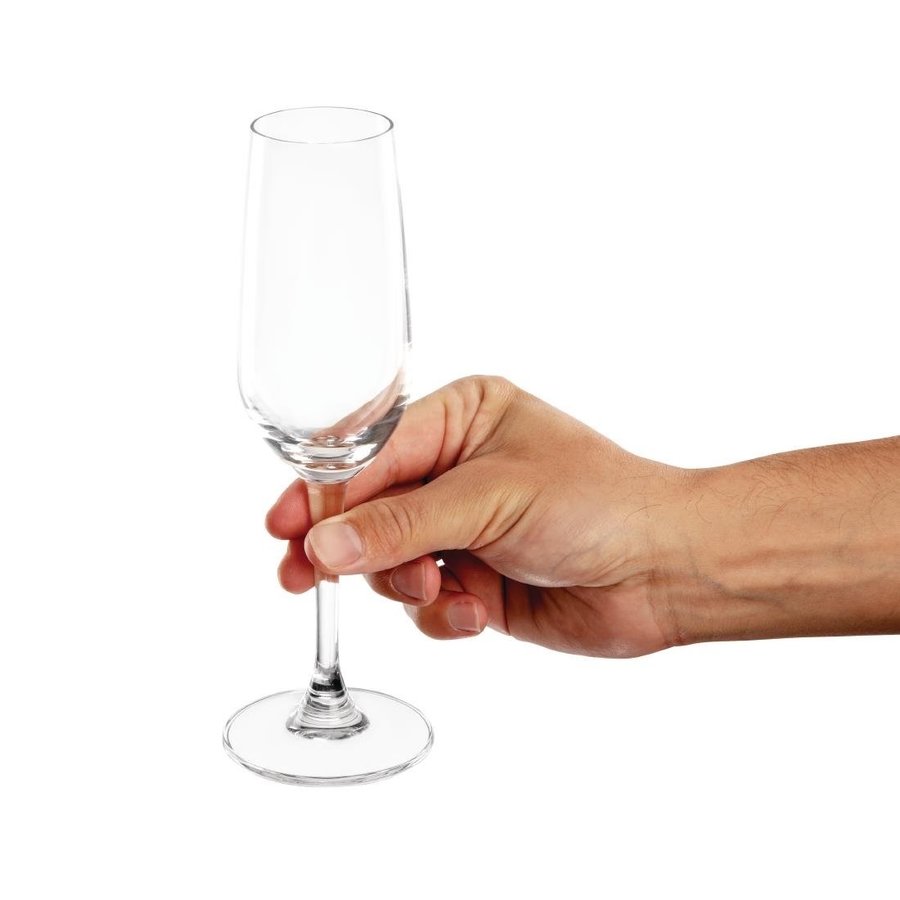 Mendoza flute glasses | 455ml | 6 pieces | 18.5cl | 21.7(h) x 8.7(Ø)cm