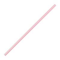 Compostable Paper Straws | Pink | 250 pieces