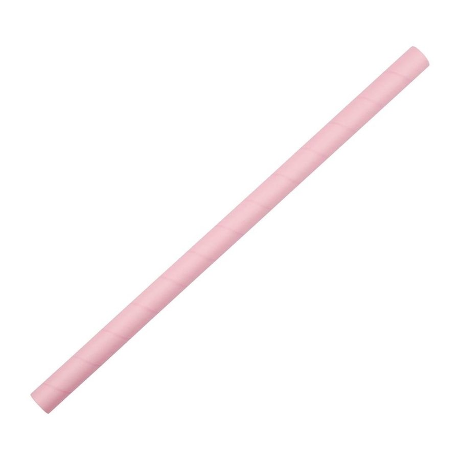 Compostable Smoothie Straws | Pink | 250 pieces