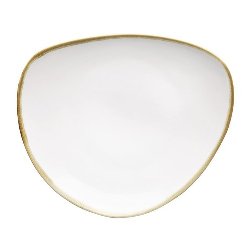  Olympia Kiln Triangular Plates | Chalk White | 28cm | Pack of 6 
