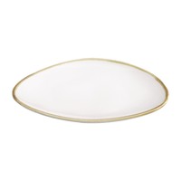 Plaques triangulaires pour four | Blanc craie | 28 cm | 6 pièces