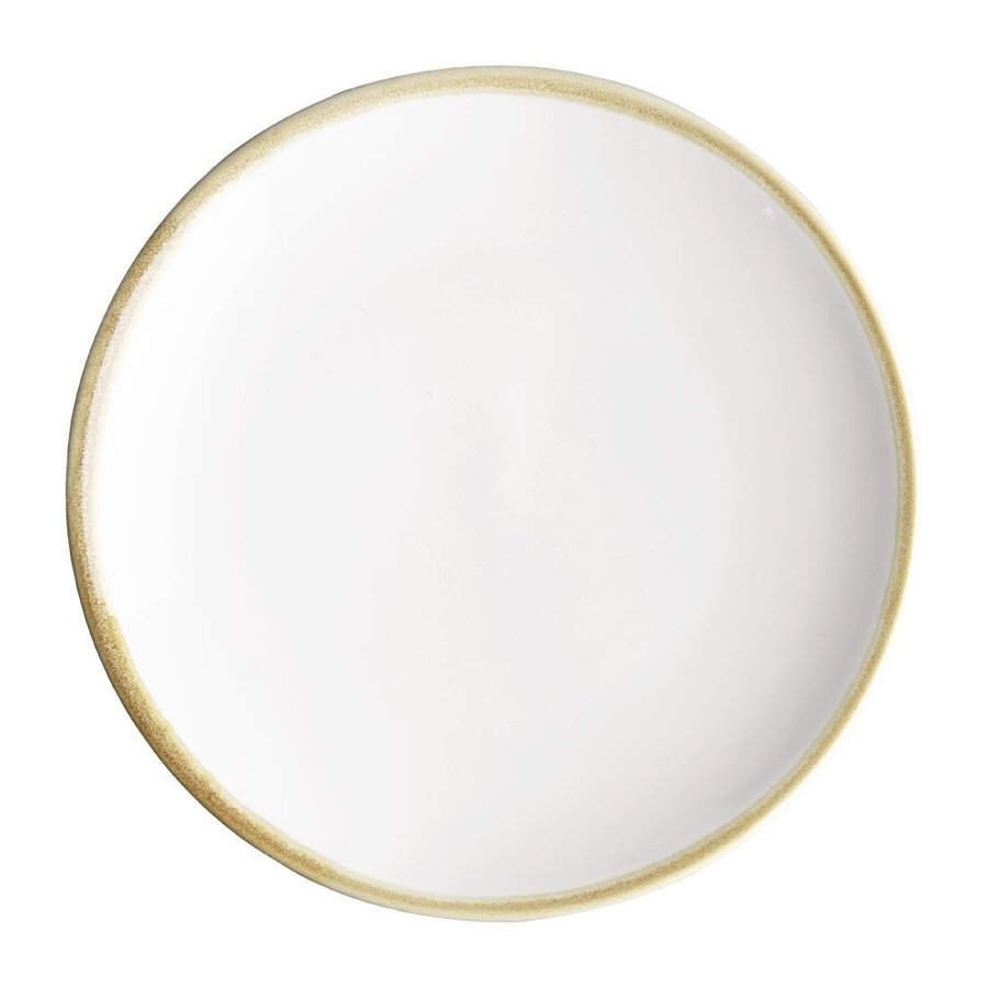 Kiln Coupe Plates | Chalk White | 17.8cm | Pack of 6