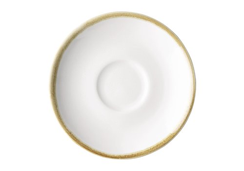  Olympia Soucoupes à expresso Kiln | Blanc craie | 11,5 cm | 6 pièces 