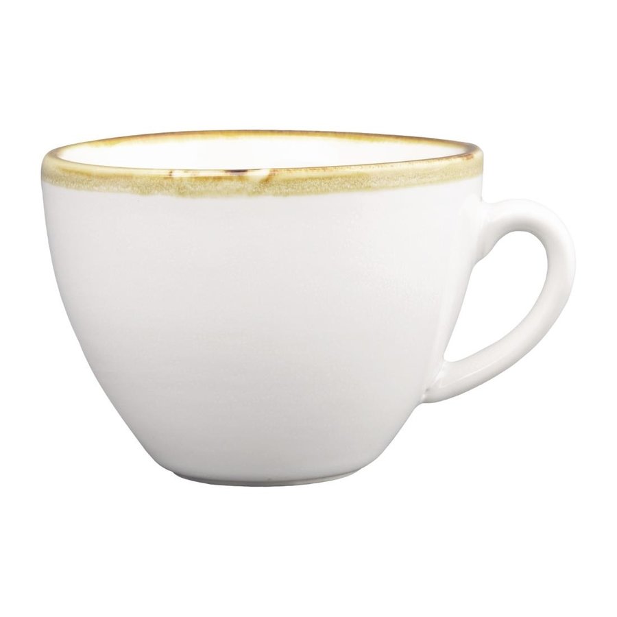 Tasses à cappuccino Kiln | Blanc craie | 23cl | 6 pièces