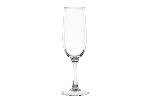  HorecaTraders Verres à flûtes Rosario | 170 ml | 6 pièces | 19,2(h) x 6,1(Ø)cm 