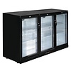 G-series low model bar cooling three hinged doors | 320L | 85(h)x135x52 cm